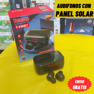 AUDÍFONOS CON PANEL SOLAR
