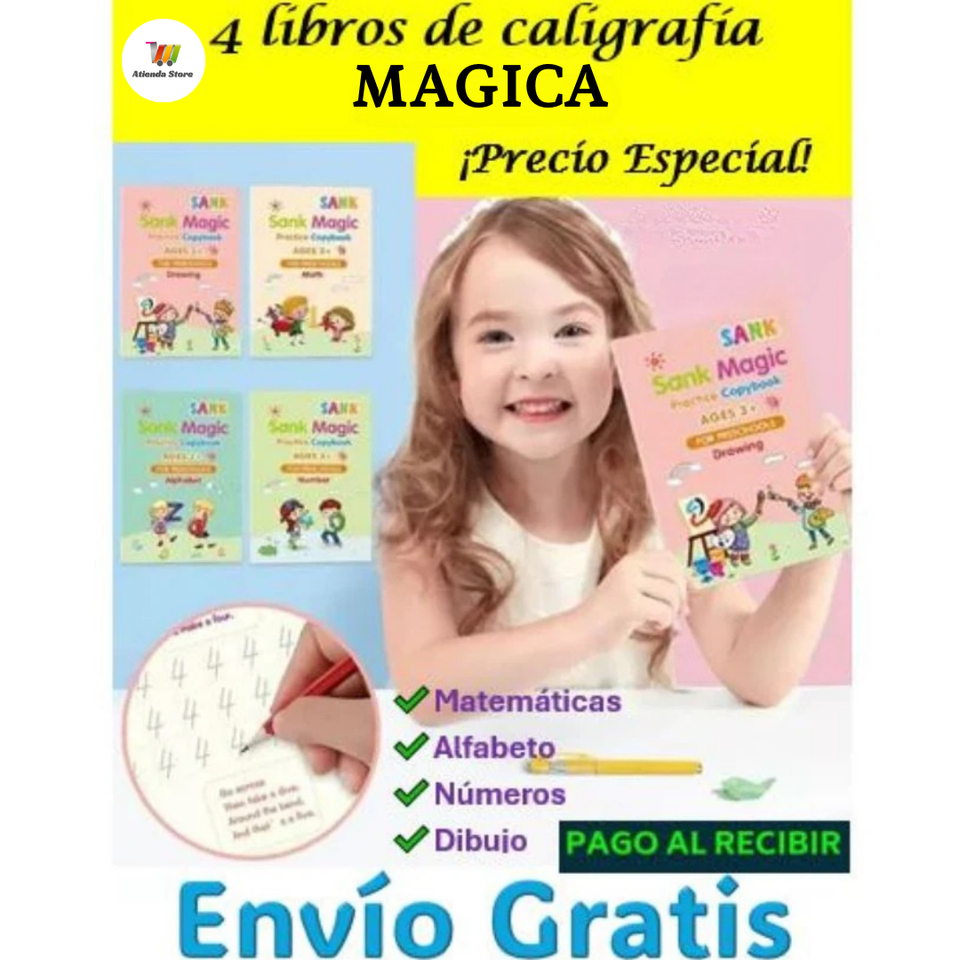 LIBRO DE CALIGRAFIA MAGICA