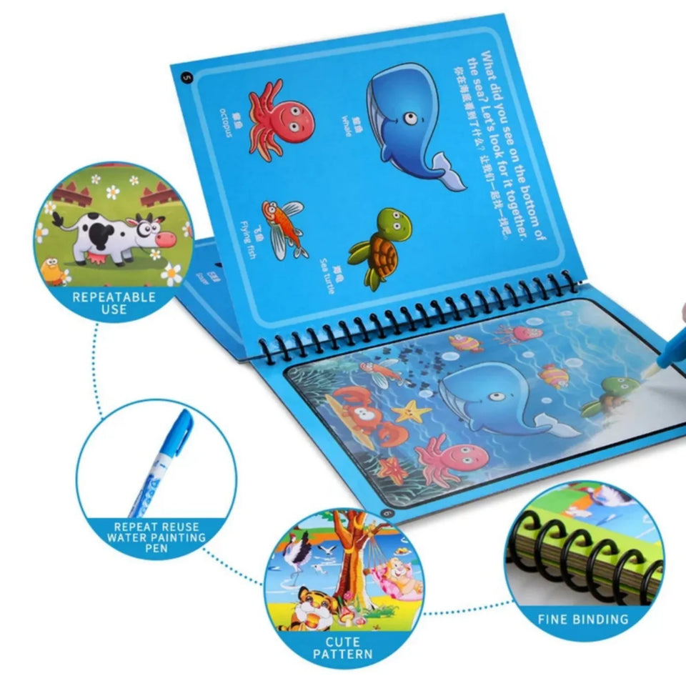 LIBRO MAGICO DE AGUA PRO ( PACK 4 LIBROS )