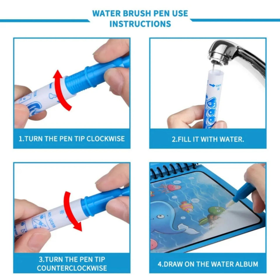 LIBRO MAGICO DE AGUA PRO ( PACK 4 LIBROS )