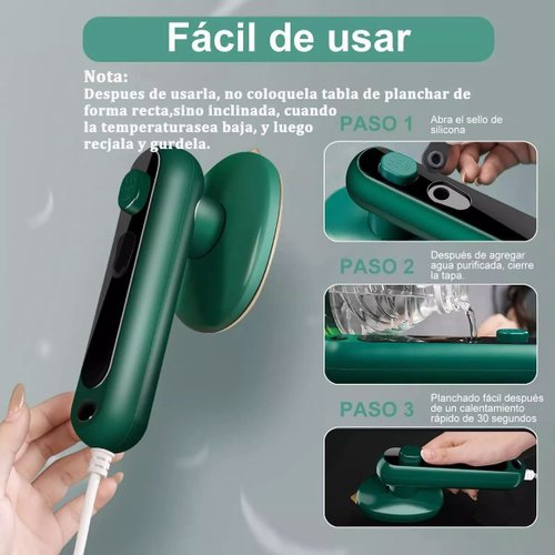 MINI PLANCHA PORTATIL A VAPOR