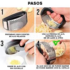 TRITURADOR DE AJO PREMIUN EN ACERO INOXIDABLE